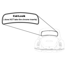 VW Beetle Rear Screen Seal 1968 to 1971 - Cal Look