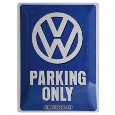 Retro Tin Sign Volkswagen VW Parking Only