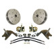 Dropped spindle Disc Brake Conversion Kit for Link Pin VW Beetle and VW Karmann Ghia