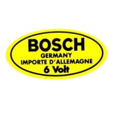 Sticker 6volt Bosch for Coil