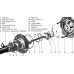 Gearbox Axle Flange O-Ring: Beetle (1950-1979), Kombi (1950-1967), and Karmann Ghia (1960-1967)