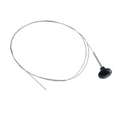 Bonnet Release Cable with a Black Handle for Beetle, Karmann Ghia and Beetle Cabriolet (See listing for years)