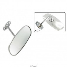VW Kombi 1955 to 1967 Interior Rear View Mirror finished in Chrome