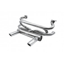 EMPI Stainless Steel 2-Tip Exhaust Muffler for Beetle and Karmann Ghia's