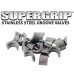 CB Performance SUPERGRIP™ S/S Single Groove Valve - 40mm