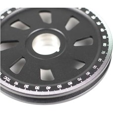 VW Crank Pulley Degree- Black Anodised