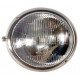 VW Headlight Assembly Left side with Stainless Steel Rim for Right Hand Drive Kombi 1950 to 1967