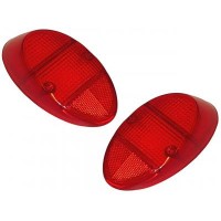Red Tail Light Lens VW Beetle 1961 to 1967 (and Standard 1200 Beetles up to 1973)