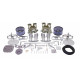 Dual EMPI 44 HPMX Kit with chrome Air Cleaners for VW Type 4 Kombi Engines  2000cc and above