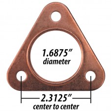 3 Bolt Exhaust Gasket for EMPI exhaust systems (Copper)