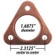 3 Bolt Exhaust Gasket for EMPI exhaust systems (Copper)