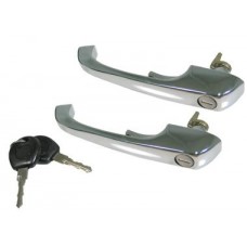 Door handles pair to suit VW Kombi 1969 to 1979 with Keys