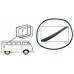Pop out window seal on body VW Kombi 1955 to 1967 (Quality Option)