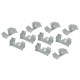 Beetle Running Board Molding clips (10 pieces) 1968 to 1972