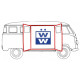 VW Kombi Side cargo door seals (9 pieces) up to 1967 
