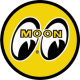 Moon Mooneyes 75mm Original Yellow Eyes Logo Decal Sticker 